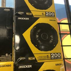 Kicker 5.25 Car Audio Speakers On Sale Today 