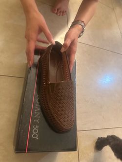 Black loafers