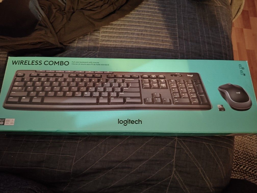 Logitech Wireless Combo Mouse & Keyboard Like New $15