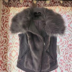 Faux Fir Vest Macy's 