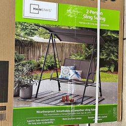 Steel Canopy Porch Swing