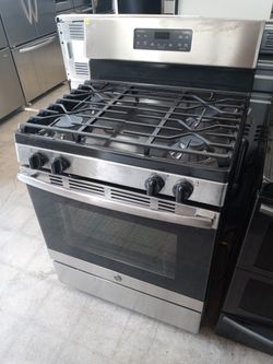 GE stainless steel 4-burner gas stove - Free delivery