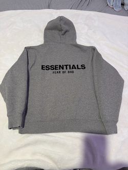 Fear of God Essentials Grey Hoodie Size Medium