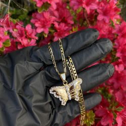 Butterfly Gold Plated / Mariposa Oro Laminado 