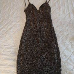 Brown/Gold party Dress 