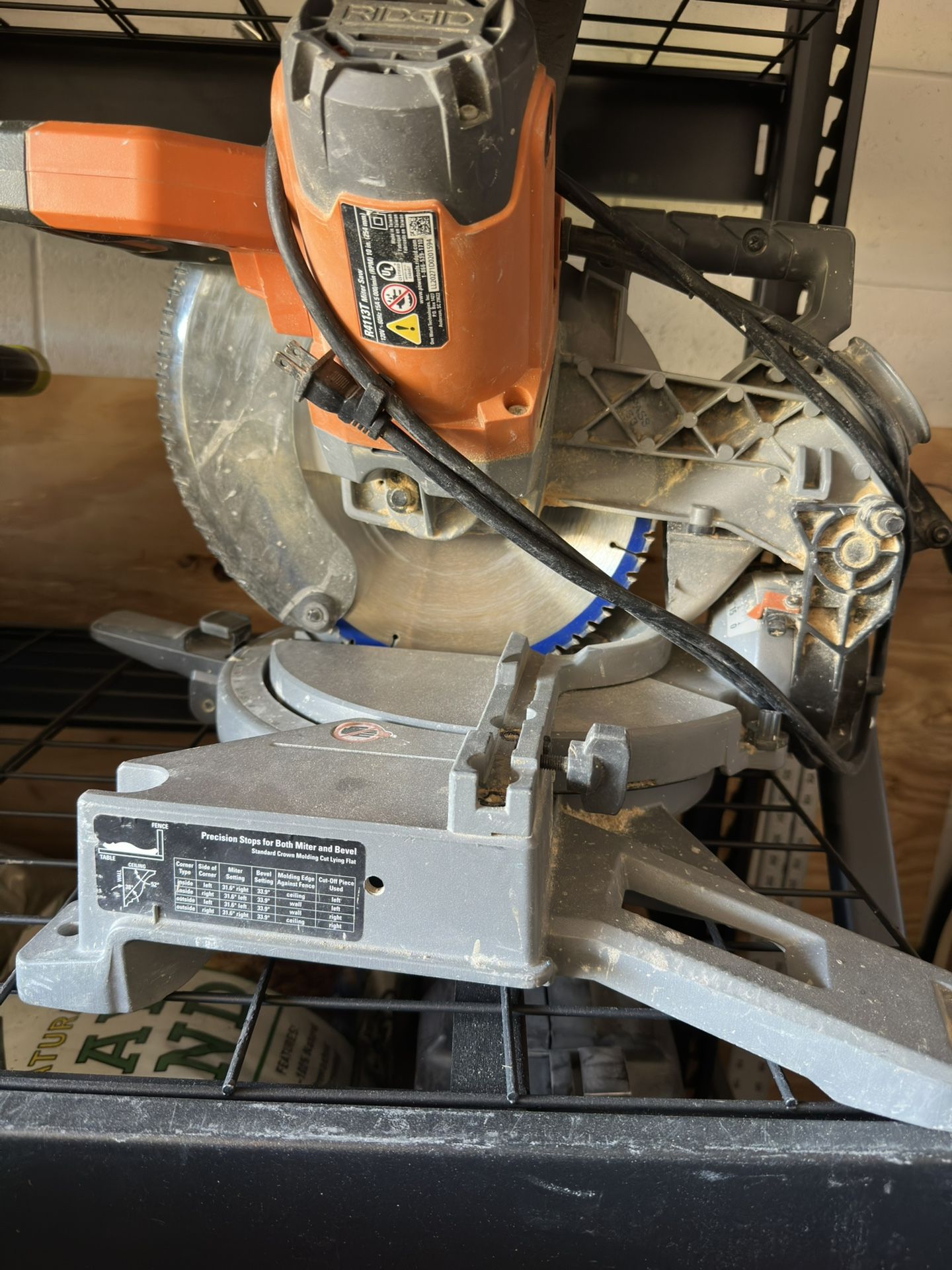 Ridgid Miter Saw R4113T