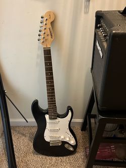 Electric Guitar and Hartke Practice Amplifier
