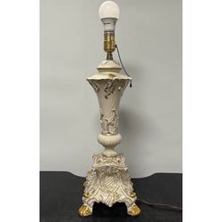 Vintage Capodimonte porcelain table lamp
