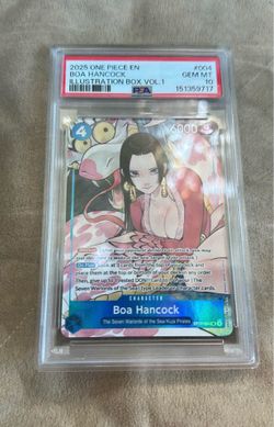 Boa Hancock illustration box promo PSA 10 one piece tcg