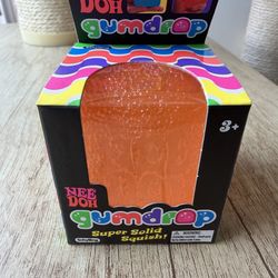 Orange gumdrop needoh squishy viral tiktok toy