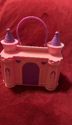 2011 pink and purple Disney Castle