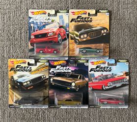 Hot Wheels Fast & Furious Premium (2020) Motor City Muscle Set