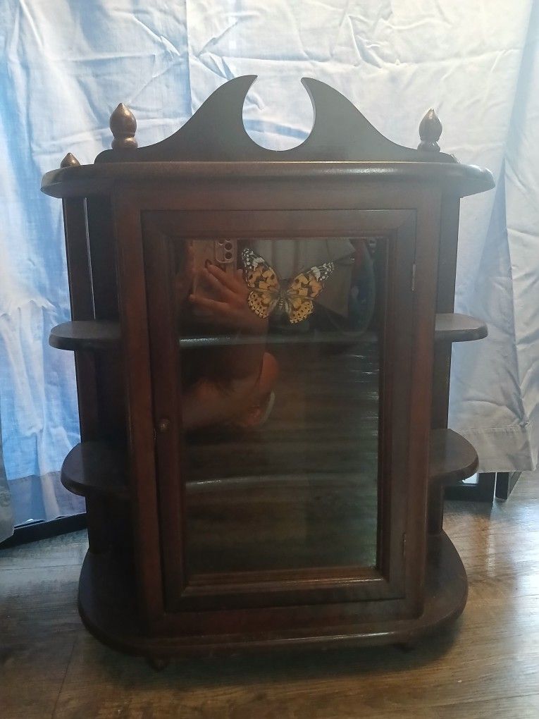 Trinket display rack or mantel shelf. (Cabinet)