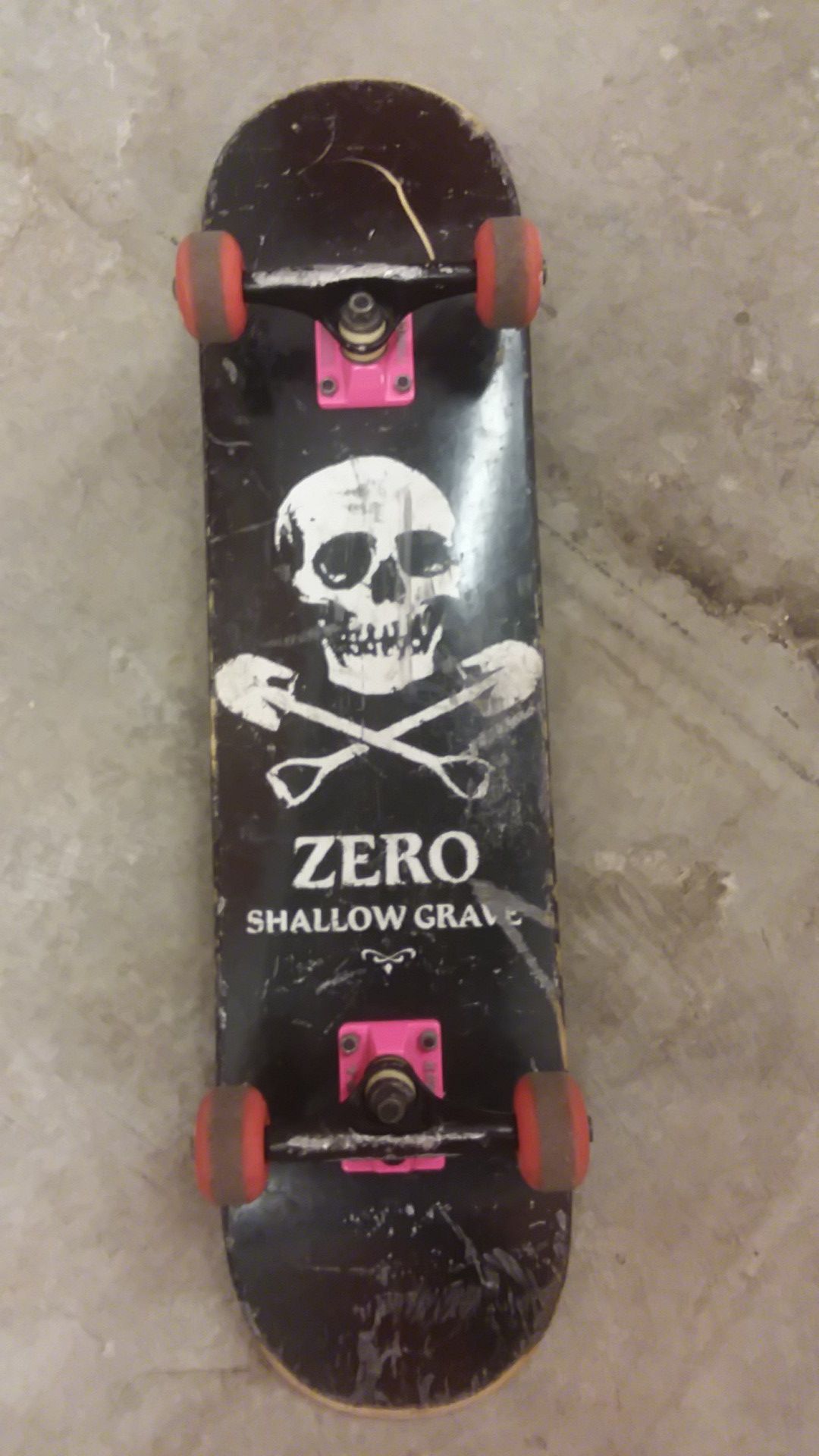 Shallow Grave Skateboard with Thunder Trucks