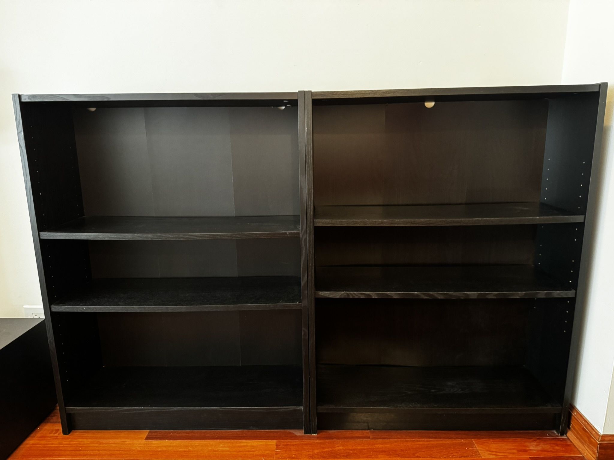 IKEA BILLY Bookcase, Black Oak Effect