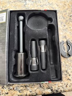 Wine opening set and chiller