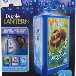 3-in-1 Glowing Lantern, 24-Piece Puzzles for Kids