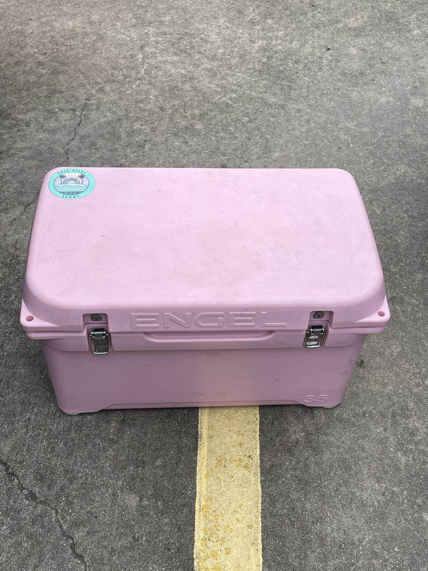 Pink Engel 35 Quart Cooler