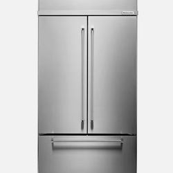 New In Box Kitchen KitchenAid Stainless Steel Built In 42” Refrigerator 