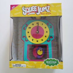 Vintage kids 1998 squee Jumz wall clock