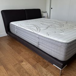 Queen Size Platform Bed Frame And Mattress