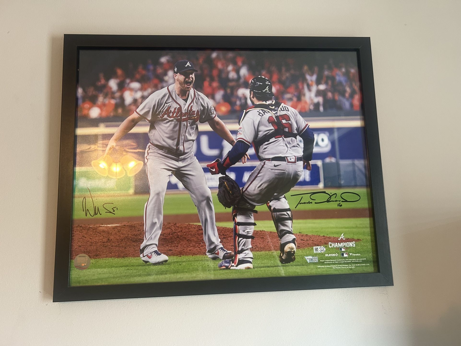 Signed Atlanta Braves Final Out 2021 World Series
