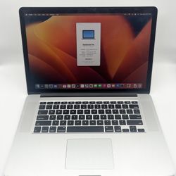 Apple MacBook Pro Retina 15 inch Mid 2014 A1398 i7 2.2Ghz 16GB 256GB SSD Ventura