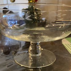 Princess House Footed Bowl