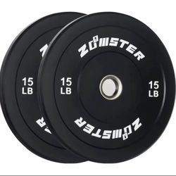 15 Pound Bumper Plates Brand New