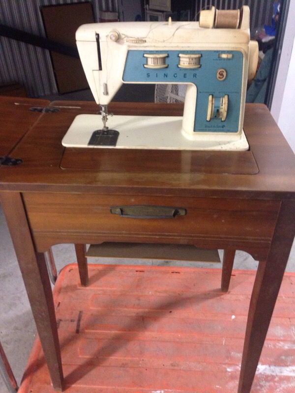 Vintage Singer Touch Sew Sewing Machine With Cabinet Model 756 Zig Vintage Singer Touch Sew Sewing Machine With Cabinet Model 756 Zig Zag For In Brooklyn Ny Offerup