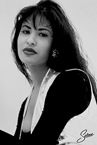 Brand new Selena quintanilla Black and white Poster