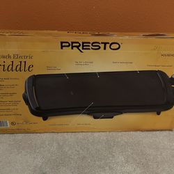Brand new Presto Griddle #07034.  