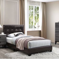 Twin Size Bed Frame And Mattress Orthopedic 