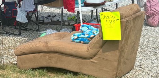 Micro fiber tan chaise