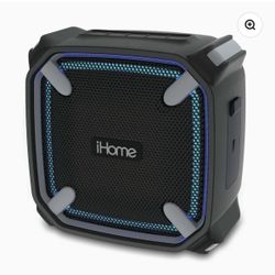 iHome Waterproof Bluetooth Speaker with Color Changing Lights