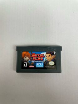 Metal Slug Advance Gameboy Advance Untested