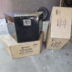 NEW EACH FOR SALE TOOL BOX TRAILERS TONGHE STEEL AND ALUMINUM SET 2 KEYS INCLUDING IF SOMEONE INTERESTED LET ME KNOW PLEASE HABLO ESPAÑOL 