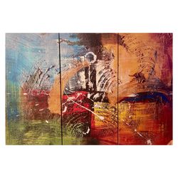 3-Panel Oil Painting Wall Decor