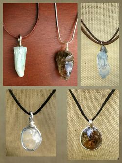 Artisan Made Quartz Pendants