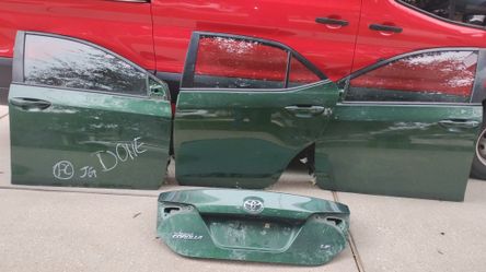2014-2019 Toyota Corolla Doos/ Trunk Lid ($350 Each)