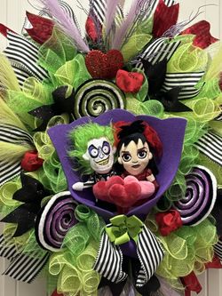  Beetlejuice Valentine Wreath