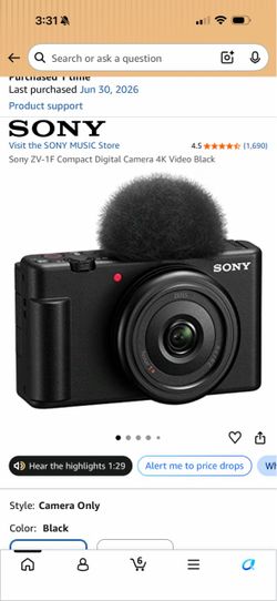 SONY ZV-F1