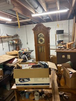 Wood, cabinets,some tools