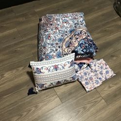 Set De Quilto Full Size De 4 Piezas.