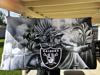 Raiders Aztec flag
