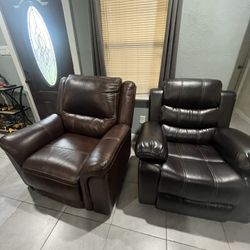 Leather Recliner $ 199  Colchones $ 199  Sofa & Loveseat $ 299 