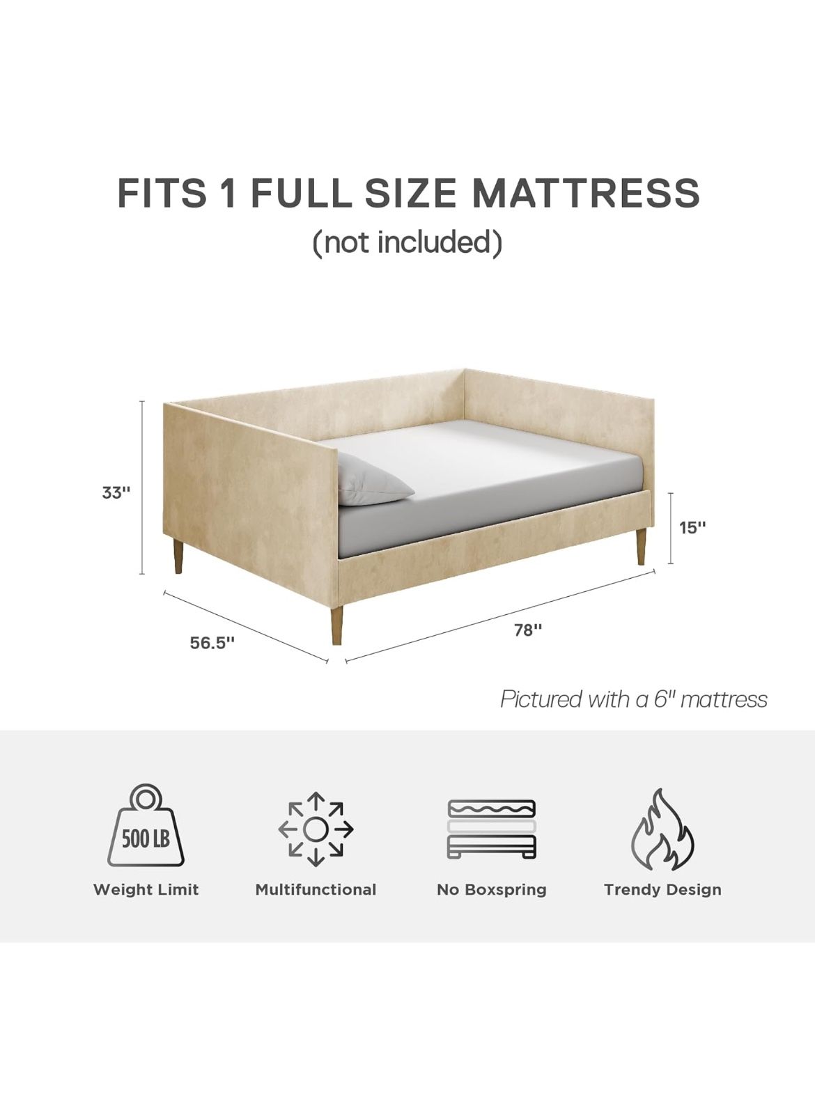 Full Size Bed Frame Daybed