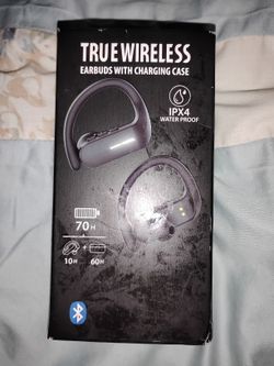 True Wireless Earbuds With Charging Case