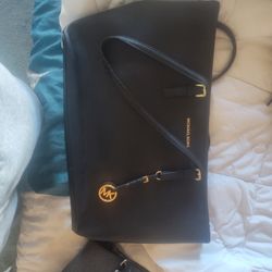 Big Leather Michael Kors Bag