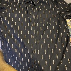 Boys Button Up Shirt Size 14/16